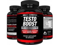 TESTOBOOST Test Booster Supplement - Natural Herbal Pills - Boost Muscle Growth - Arazo Nutrition USA Sale in Pakistan