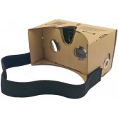 Google Cardboard Kit By Easy Tech Gear Virtual Reality VR Google Glasses Google Cardboard 3D Glasses for Mobile Phone 5.0 Screen and I Phones Screen + Adjustable Head Mount