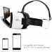 Virtual Reality Glasses, EV. 3D VR Headset Virtual Reality Goggles 360 Degree Virtual Experience with Adjustable Lens and Strap for 4.7-5.7 inch Smart Phones