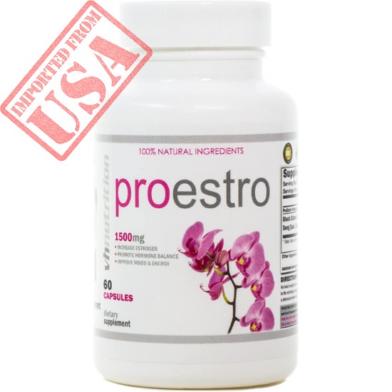 ProEstro Estrogen Pills for Women | Female Hormone Balance Supplement | Fertility to Menopause Mood and Energy Support | VH Nutrition | 30 Day Supply