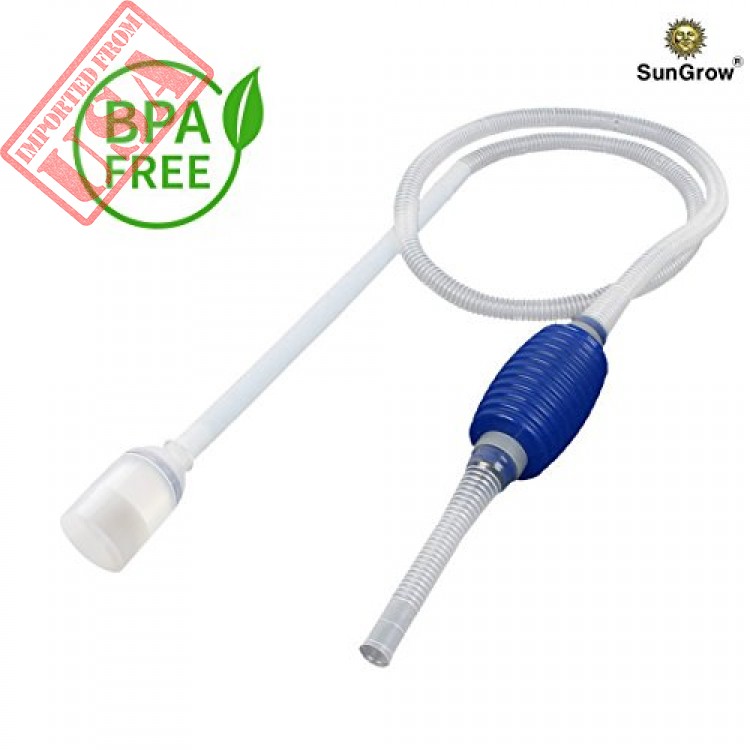 Aquarium Gravel Cleaner Kit with Priming Bulb 2 Minutes to Assemble Facilitates Frequent Water Changes No Need to Remove Fish or Plants BPA Free Siphon Perfect for Cleaning Small Fish Tanks