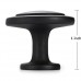 Amazer Cabinet Round Knobs, Oil Rubbed Bronze Traditional Cabinet Furniture Hardware Round Pull Knob with Random Lines - 1-1/4
