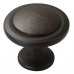 Amazer Cabinet Round Knobs, Oil Rubbed Bronze Traditional Cabinet Furniture Hardware Round Pull Knob with Random Lines - 1-1/4