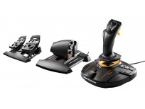 Thrustmaster T16000M FCS Flight Pack - Joystick, Throttle and Rudder Pedals - TARGET Software, PC