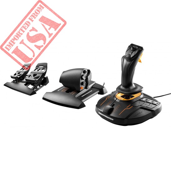 Thrustmaster T16000M FCS Flight Pack - Joystick, Throttle and Rudder Pedals - TARGET Software, PC