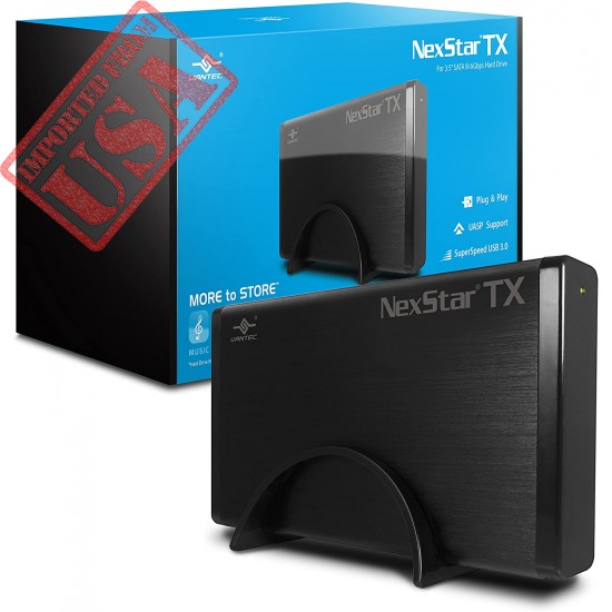 Vantec NexStar TX 3.5" USB 3.0 Hard Drive Enclosure (NST-328S3-BK)