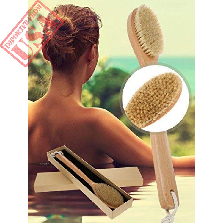 Vive Back Scrubber Brush for Shower - for Dry or Wet Body Brushing