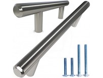 Buy Solid Stainless Steel, Kitchen Cabinet Hardware/Dresser Drawer Handles Imported from USA