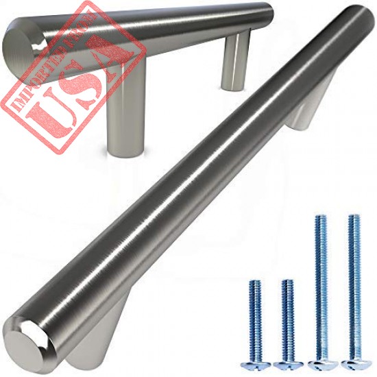 Buy Solid Stainless Steel, Kitchen Cabinet Hardware/Dresser Drawer Handles Imported from USA