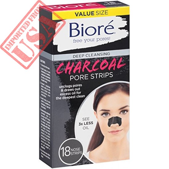 Bioré Deep Cleansing Charcoal Pore Strips (18 Count)