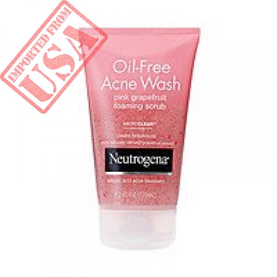 Original Neutrogena Oil-Free Acne Wash Foaming Scrub Online in Pakistan