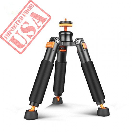 Imported Bestshoot Desktop Mini Tripod Load 3KG Universal 3 Legs Monopod Base Stand shop online in Pakistan