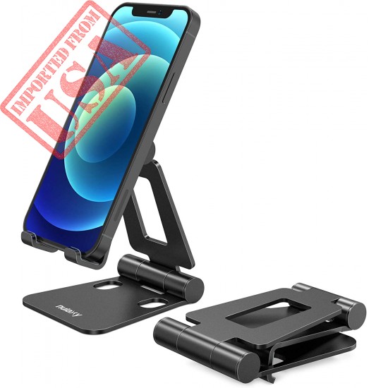 Nulaxy Foldable Tablet Phone Stand, Nintendo Switch Desk Holder Compatible with iPad Air Pro iPhone X 8 7 6 Plus Samsung Galaxy Tab Android Smartphones Tablets (4-10 Inch) E-Readers - Black