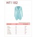 Buy Womens Long Sleeve Knot Baby Doll Tunic Top imported from USA