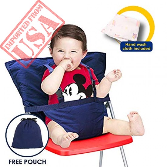 Buy online safe Baby High Chair with Adjustable Shoulder Belt for Travel