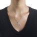 Get online Premium Quality Vertical Silver Necklace in Pakistan 
