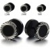 Buy Original Imported Black Stainless Steel Men Earrings Online in Pakistan