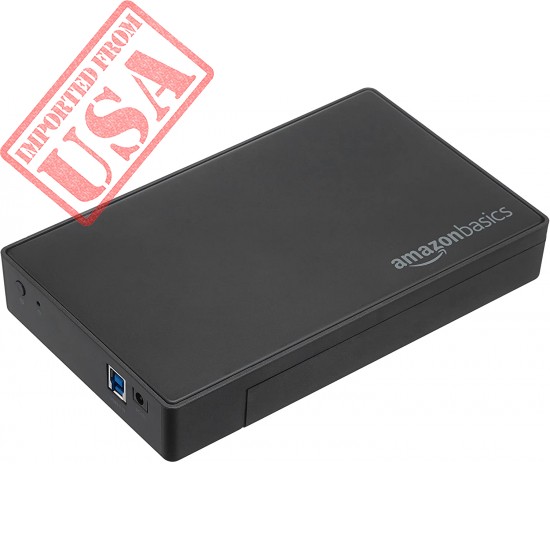 Amazon Basics 3.5-inches SATA HDD Hard Drive Enclosure - USB 3.0