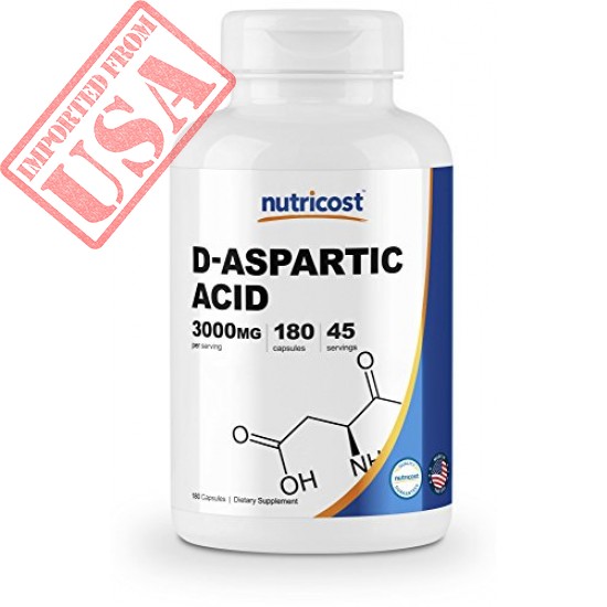 Original Nutricost D-Aspartic Acid Capsules imported From USA Sale online in Pakistan