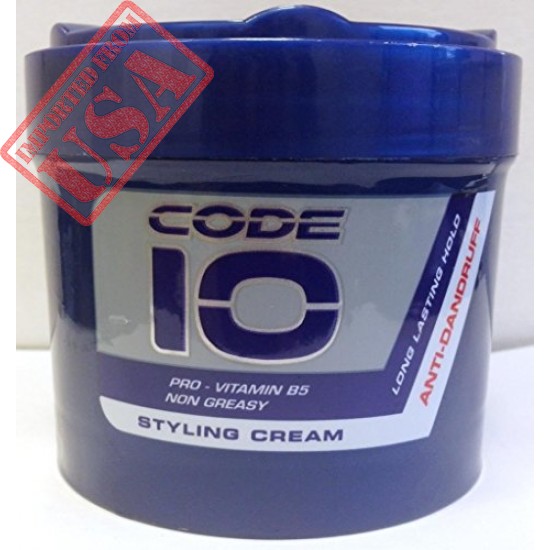 Shop Code 10 Hair Styling Cream From Marico- Anti Dandruff- 250ml Online Sale In Pakistan