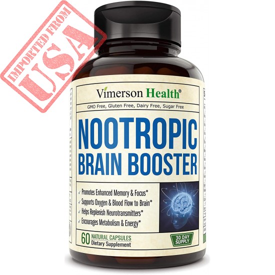 Nootropic Brain Booster with Copper, Memory, Mind, Focus, Promotes Concentration and Mental Performance Sale in Pakistan