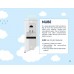 NUBE: Atmospheric Water Generator 8 gal/day - Alkaline + Ionized + Mineralized- Fluoride and Chlorine Free - Sustainable - Carbon + Osmosis Filter - UV - Cooler/Heater Dispenser - Dehumidifier (White)