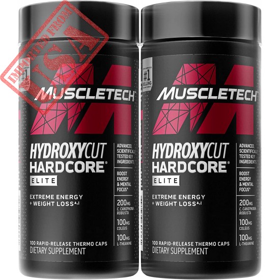 Weight Loss Pills for Women & Men | Hydroxycut Hardcore Elite | Weight Loss Supplement Pills | Weightloss + Energy Pills | Metabolism Booster for Weight Loss | 200 Pills (packaging may vary)