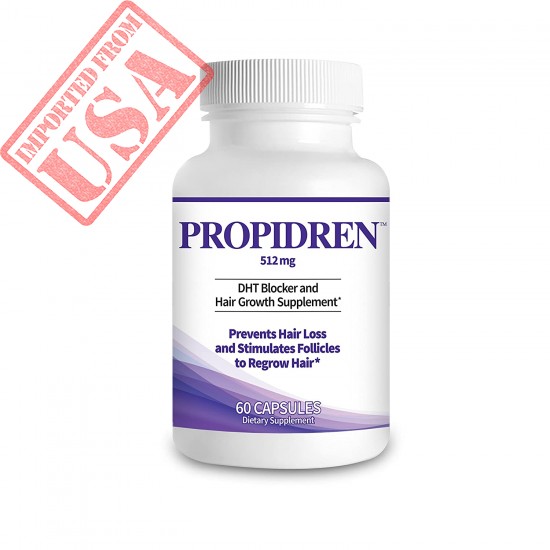 Propidren by HairGenics - DHT Blocker with Saw Palmetto To Prevent Hair Loss and Stimulate Hair Follicles to Stop Hair Loss and Regrow Hair.