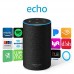 BUY ECHO (2ND GENERATION) - SMART SPEAKER WITH ALEXA - CHARCOAL FABRIC IMPORTED FROM USA