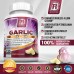 BRI Nutrition Odorless Garlic - 120 Softgels - 1000mg Pure and Potent Garlic Allium Sativum Supplement (Maximum Strength) - 60 Day Supply