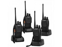 Ansoko Long Range Walkie Talkies Rechargeable Two Way Radios FRS/GMRS 16-Channel UHF 2-Way Radio for Adults (Pack of 4)