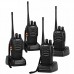 Ansoko Long Range Walkie Talkies Rechargeable Two Way Radios FRS/GMRS 16-Channel UHF 2-Way Radio for Adults (Pack of 4)