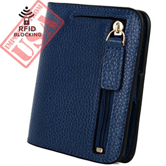 Buy YALUXE Women's RFID Blocking Small Compact Leather Wallet Online in Pakistan