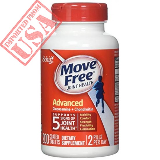 Buy imported Schiff Move Free Advanced, 200 Tablets online in Pakistna