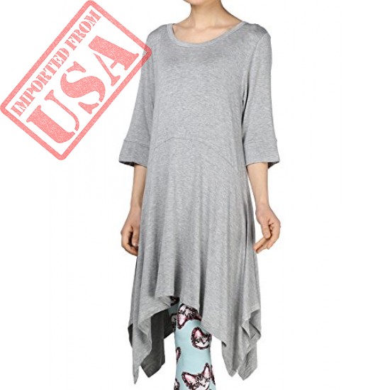 Light Grey Tunic Top for Women sale in Pakistan