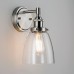 Fiorentino LED Industrial Wall Sconce – Brushed Nickel w/ Clear Glass sale in Pakistan