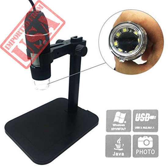 Digital Microscope Klaren 1000x 8 Led 2mp Usb Magnifier Camera Made In Usa Shop Online In Pakistan