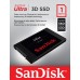 SanDisk - SDSSDH3-1T00-G25 Ultra 3D NAND 1TB Internal SSD - SATA III 6 Gb/s, 2.5"/7mm, Up to 560 MB/s - SDSSDH3-1T00-G25 Black