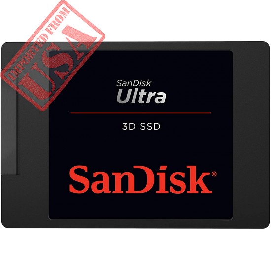 SanDisk - SDSSDH3-1T00-G25 Ultra 3D NAND 1TB Internal SSD - SATA III 6 Gb/s, 2.5"/7mm, Up to 560 MB/s - SDSSDH3-1T00-G25 Black