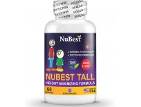 Maximum Natural Height Growth Formula - NuBest Tall 60 Veggie Capsules - Herbal Peak Height Pills - Grow Taller Supplements - Doctor Recommended - for People Who Don’t Drink Milk Regularly