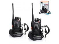 BaoFeng Walkie Talkie, BF-888S Two Way Radios Built in LED Torch for Camping Hiking Hunting Travelling Communication Walkie Talkies (2pcs Pack)