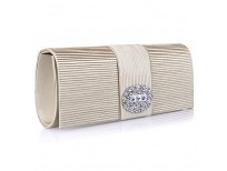 Buy Ladies' Designer Pleated Satin Evening Bags Online in Pakistan