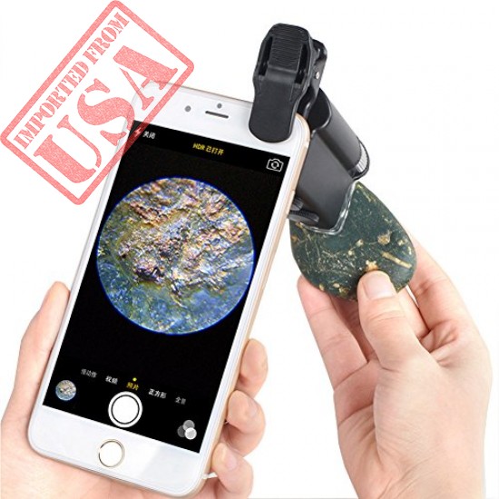 Original HaloVa Cellphone Magnifier, Universal 60X-100X Zoom Microscope for Mobile Phone online in Pakistan