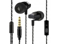 Ear Buds KingYou in-Ear Headphones Metal Earbuds Deep Bass Noise-Isolating Tangle-Free Cord Earphones with Microphones for iPhone iPad iPod Android Smartphones ¡­