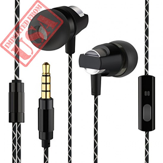 Ear Buds KingYou in-Ear Headphones Metal Earbuds Deep Bass Noise-Isolating Tangle-Free Cord Earphones with Microphones for iPhone iPad iPod Android Smartphones ¡­