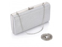 Buy Womens Vintage Envelope Clutch Silver Evening Handbag Online in Pakistan