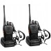 Arcshell Rechargeable Long Range Two-way Radios with Earpiece 2 Pack UHF 400-470Mhz Walkie Talkies Li-ion Battery and Charger included