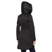 Lark & Ro Women's Shawl Collar Quilted Jacket, Black, Large