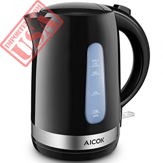 Buy Aicok Electric Tea Kettle Fast Heating Cordless Water Boiler with British Strix Control Online in Pakistan