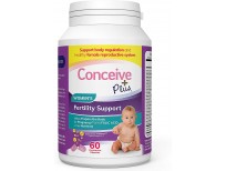 Conceive Plus Women's Fertility Prenatal Vitamins – Cycle Regulation + Key Nutrients, Balance Hormones, Aid Natural Conception – Folate Folic Acid, Pills – 60 Vegetarian Soft Capsules